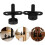 1Set Heavy Duty Screen Door Pivot Hinge Black Spring Loaded Adjustable Rotating Shaft for Folding Screens Partitions 2