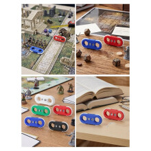 For Life Counter,3D Printed Health Tracker Spinner for RPG Double Digits Wheel for D&D,for CCG,for TCG Card Games