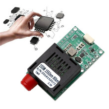 Módulo de Transceptor Óptico TTL de 80KM 2 Piezas Transceptor Óptico FC/UPC Transceptor de Fibra TTL Equipos Terminales Ópticos RX