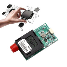 Módulo de Transceptor Óptico TTL de 60KM 2 Piezas Transceptor Óptico FC/UPC Transceptor de Fibra TTL Equipos Terminales Ópticos TX