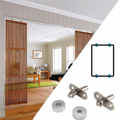 Heavy-Duty Rotation Mounting Hardware Adjustable Silent Pivot Windows Hinges Corrosion-Resistant Smooth Rotation 2