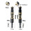 2Pcs Self Centering Hinge Drill Bit Set Reaming Drilling Wood Plastic 1/4 Inch Hex Shank(5Mm) 6
