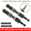 2Pcs Self Centering Hinge Drill Bit Set Reaming Drilling Wood Plastic 1/4 Inch Hex Shank(5Mm) 2