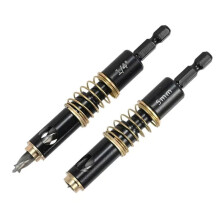 2Pcs Self Centering Hinge Drill Bit Set Reaming Drilling Wood Plastic 1/4 Inch Hex Shank(5Mm)