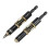 2Pcs Self Centering Hinge Drill Bit Set Reaming Drilling Wood Plastic 1/4 Inch Hex Shank(5Mm) 1