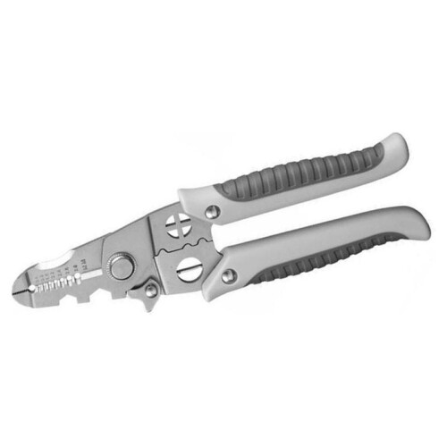3xWire Stripper Screwing Unscrewing Electricians Portable Wire Cutter Stripper Silver with Marks 2