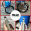 4Pcs Sandblasting Nozzle Tips Kit, Ceramic Tips 2/2.5/3/3.5mm Tips for SandBlaster & Blast Cabinet 9