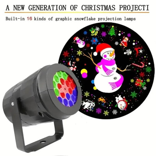 Christmas Projector Lights,16 Patterns LED Projector Lights with Red and Green Star, Landscape Light 1