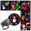 Christmas Projector Lights,16 Patterns LED Projector Lights with Red and Green Star, Landscape Light 5