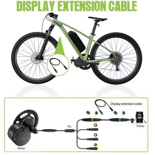 60cm CAN-BUS Speed Sensor Extension Cable (Plug-and-) for BBS01/BBS02 Mid-Drive E-Bike Conversion Wiring Harness 1