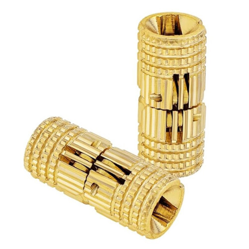 Set da 8 Pezzi Cerniere Cilindriche da 8mm (Cerniere A 180 Gradi) con Viti, per Scatole di Legno e Armadi 1