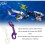 Bolt Snaps Double Ended Hook 90mm Stainless Steel Diving Double Headed Hook Quick Release Spring Hooks for Diving B 6