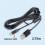 Micro USB Charger Cable 2.75m with Ferrite Core for Charging PS4  One &  One S Controllers 6