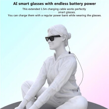 Wearable Charging Cable for Meta /Skyler/Headliner/ HSTN Glasses Charger Work with Power Bank