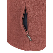 JACK PYKE Ladies Half Zip Sherpa Fleece Pullover Burnt Copper XX-Large