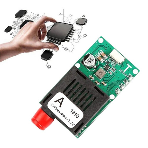 40KM TTL Optical Transceiver Module FC Interface Fiber Transceiver Optical Terminal Equipment AV/VCC/GND TX 2