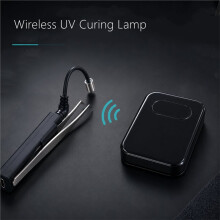 Pince à Épiler Sans Fil 1W avec Lumière UV LED pour Extension de Cils, Système de Lampe Adhésive à Séchage Rapide Portable