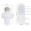Remote Control Light Sockets,E26/E27 Bulb Base Holder with Timer,Light for Garage,Closet,Attic,Stairwell Light Remote 6