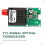 60KM TTL Optical Transceiver Module FC Interface Fiber Transceiver Optical Terminal Equipment AV/VCC/GND TX 4