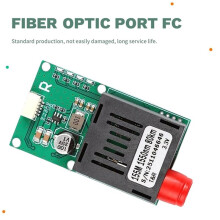 Módulo Transceptor Óptico TTL de 80KM Interfaz FC Transceptor de Fibra Equipos Terminales Ópticos AV/VCC/GND RX