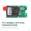 80KM TTL Optical Transceiver Module FC Interface Fiber Transceiver Optical Terminal Equipment AV/VCC/GND RX 5