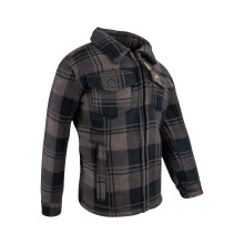 JACK PYKE Junior Tundra Check Shirt Brown X-Large
