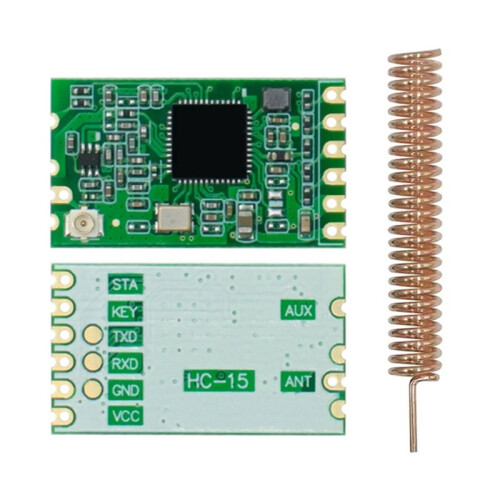 Módulo de Comunicación Serial Inalámbrico HC-15 LoRa 433MHZ Interfaz UART Placa de Transmisión de Datos A Larga Distancia 1