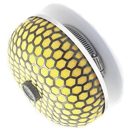 Universal 76mm Air Filter, High Flows Air Purifier, Air Filter,Filter with High Quality and Stable Performance Yellow 2