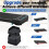 4 Pack Stackable Treadmill Incline Riser Blocks, Walking Pad Incline Risers for Gym and Home 4