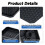 4 Pack Stackable Treadmill Incline Riser Blocks, Walking Pad Incline Risers for Gym and Home 6