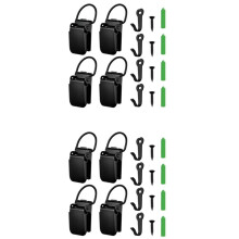 8pcs Heavy Duty Hangers Clamps, Anti-Slip Quilt Hangers for Wall Hangings, Rugs, Carpets, Blankets Display