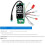 Mi6 Lite Dashboard Compatible with  6Lite Display Electric Scooter Instrument Circuit Board Meter 6