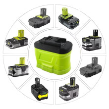 Akkuadapter für 18V Li-Ion-Akkus, Passend für E-Inhell 18V Akku-Bohrschrauber