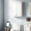 (White, Engineered Wood) Bathroom Wall Cabinet with Adjustable Shelves - White 2