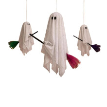 Halloween Decorations - 3pcs Remote-Controlled Hanging Decor with Lights for Indoor/Outdoor