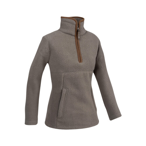 JACK PYKE JACK PYKE Ladies Half Zip Sherpa Fleece Pullover Shiitake X-Small 2