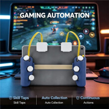 Manette de Jeu pour Tablette 3D DIY, 6 Boutons, Tir Continu par Impulsions, pour Manette de Jeu PUBG pour , 1 Pièce