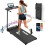 Home Treadmill with Armrests, Cup Holder, Foldable,Walking Pad 12 km/h,120 kg 1