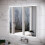 NES Home LED Bathroom Mirror Cabinet 2 Doors 800 x 130 x 700mm with Sensor 1