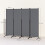 Outsunny Separador de Ambiente Gris 221 x 50 x 172 cm 7