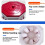 Gravity-Fed Chicken and Duck Feeder, Automatic Poultry Feeder Poultry Feed Barrels No-Tools Assembly 2