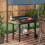 Outsunny Barbacoa de Carbón Negro 113 x 53.5 x 82.5 cm 5