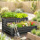 Outsunny Jardinera Gris 120 x 101 x 58 cm 5
