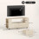 Homcom Mueble de TV Marrón 102 x 34.5 x 48.5 cm 3