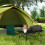 Outsunny Mesa de Camping Negro 95 x 55 x 50 cm 5