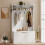 Homcom Perchero Zapatero Blanco 100 x 38 x 172 cm 5