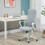 Vinsetto Silla de Oficina Gris 62 x 56 x 119.5 cm 5