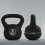 Homcom Kettlebell Negro 18 x 12 x 20 cm 3