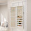 Homcom Espejo Joyero Blanco 37 x 10 x 120 cm 2