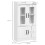 Homcom Vitrina de Salón Blanco 60 x 30 x 116 cm 6